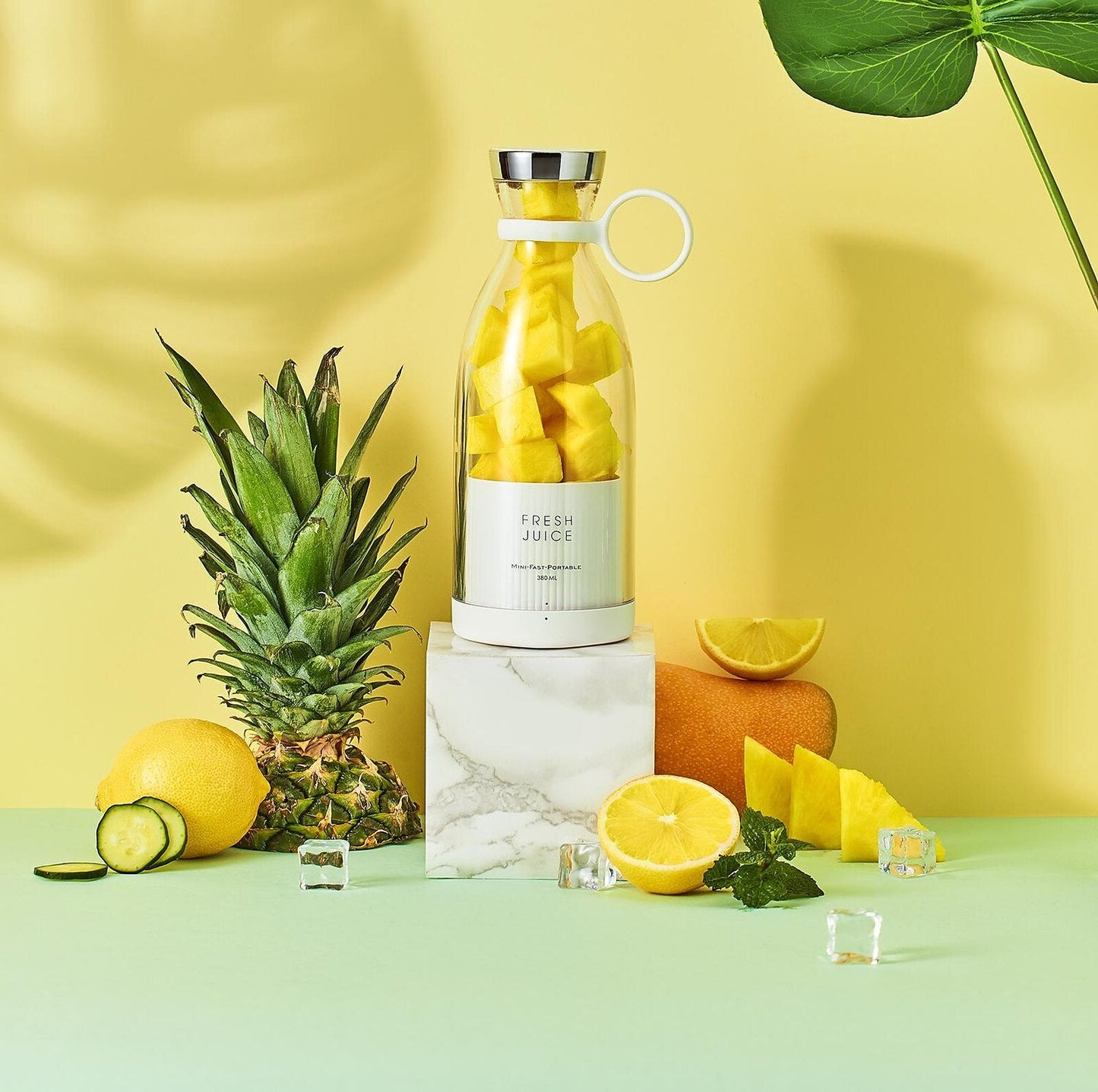 Portable Smoothie Blender Bottle